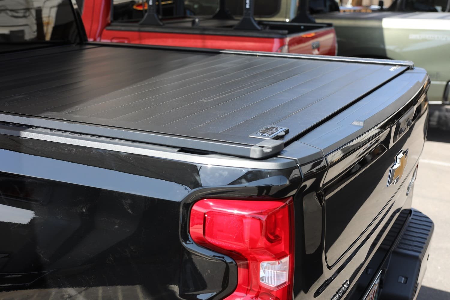 Retrax Pro XR retractable tonneau cover installed on a truck bed